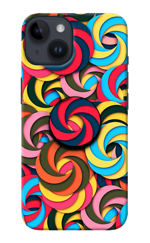 Spiral Pattern iPhone 14 Pop Case