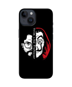 Money Heist Think Like Professor iPhone 14 Back Cover