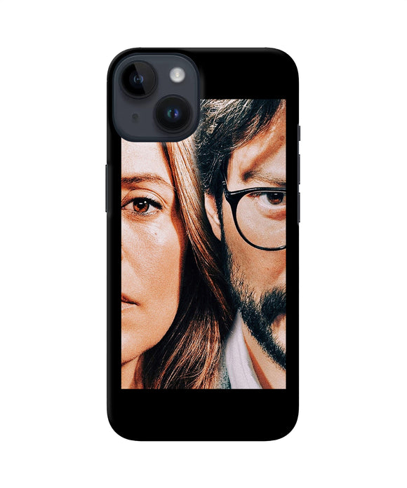 Money Heist Professor With Rachel iPhone 14 Back Cover