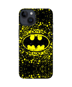 Batman last knight print yellow iPhone 14 Back Cover