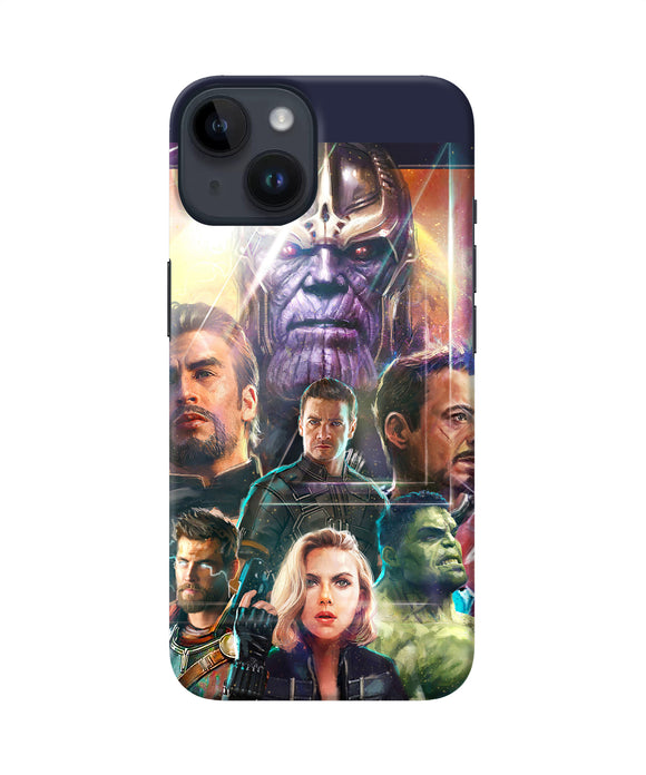 Avengers poster iPhone 14 Back Cover