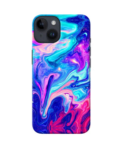 Abstract colorful water iPhone 14 Back Cover