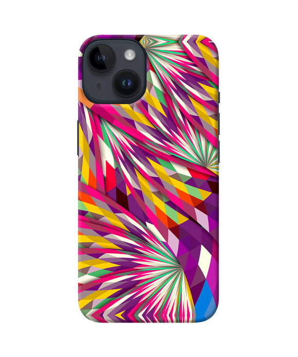 Abstract colorful print iPhone 14 Back Cover