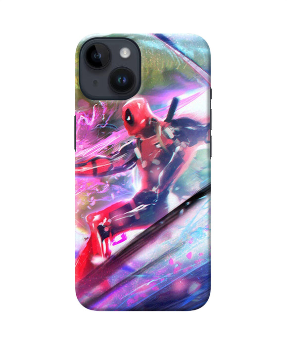 Deadpool super hero iPhone 14 Back Cover