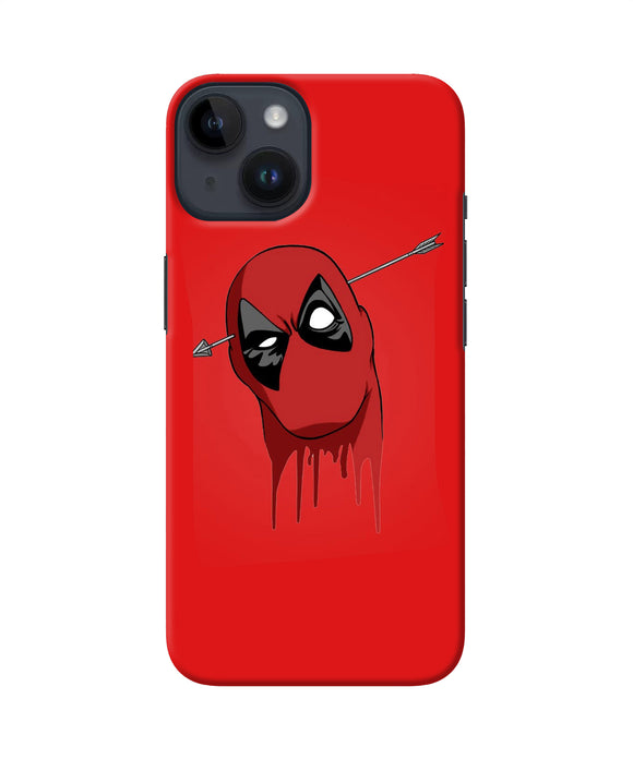 Funny deadpool iPhone 14 Back Cover