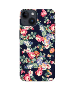 Natural flower print iPhone 14 Back Cover