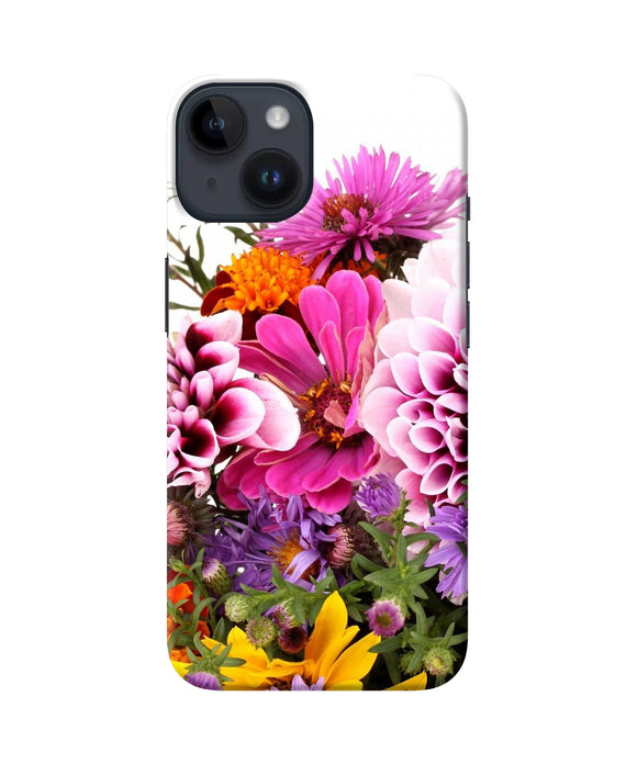 Natural flowers iPhone 14 Back Cover