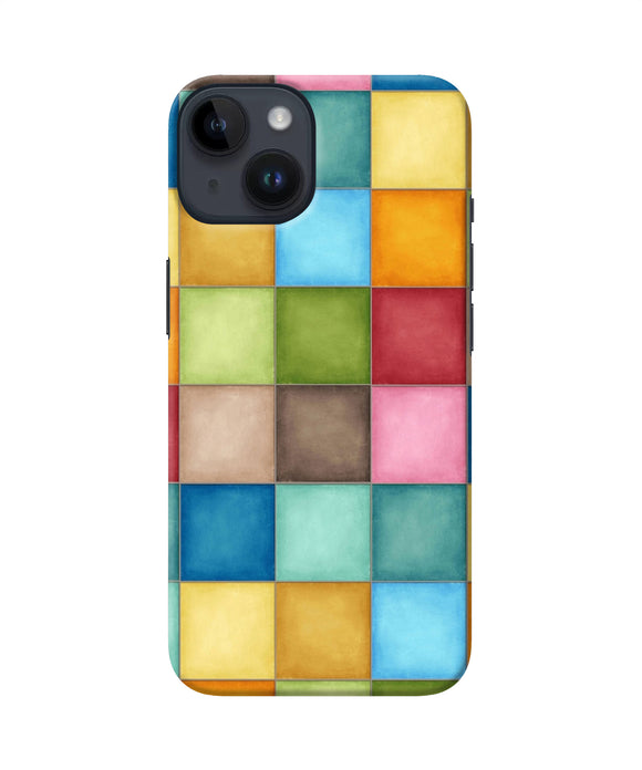 Abstract colorful squares iPhone 14 Back Cover