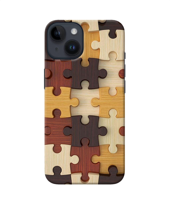 Wooden puzzle iPhone 14 Back Cover