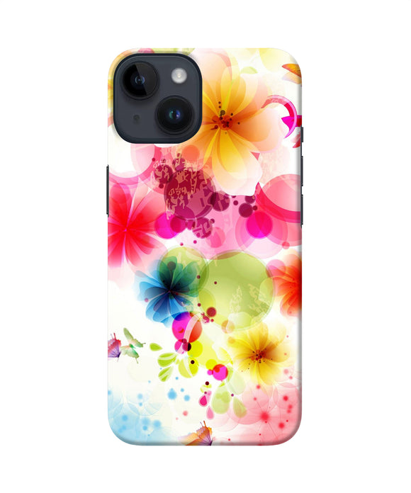 Flowers print iPhone 14 Back Cover