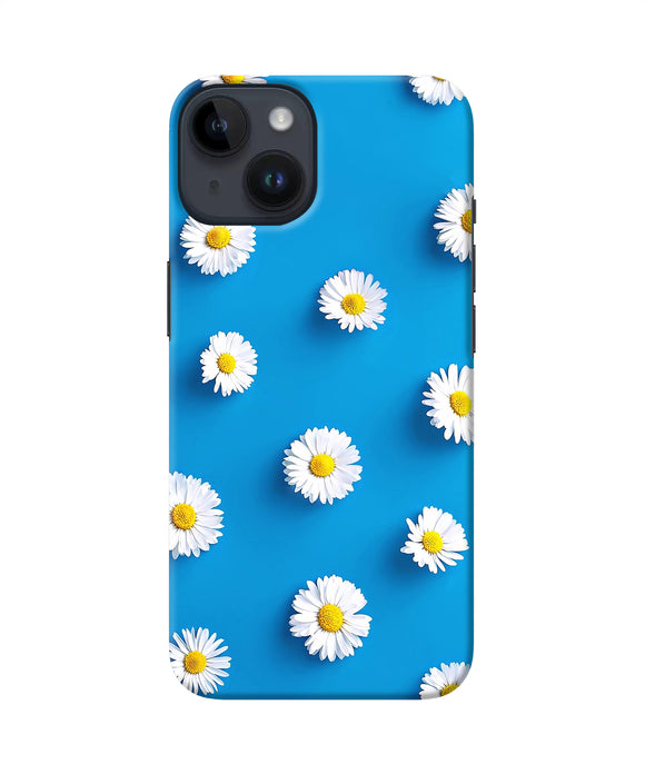 White flowers iPhone 14 Back Cover