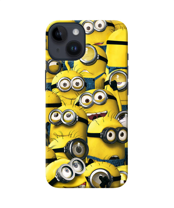Minions crowd iPhone 14 Back Cover