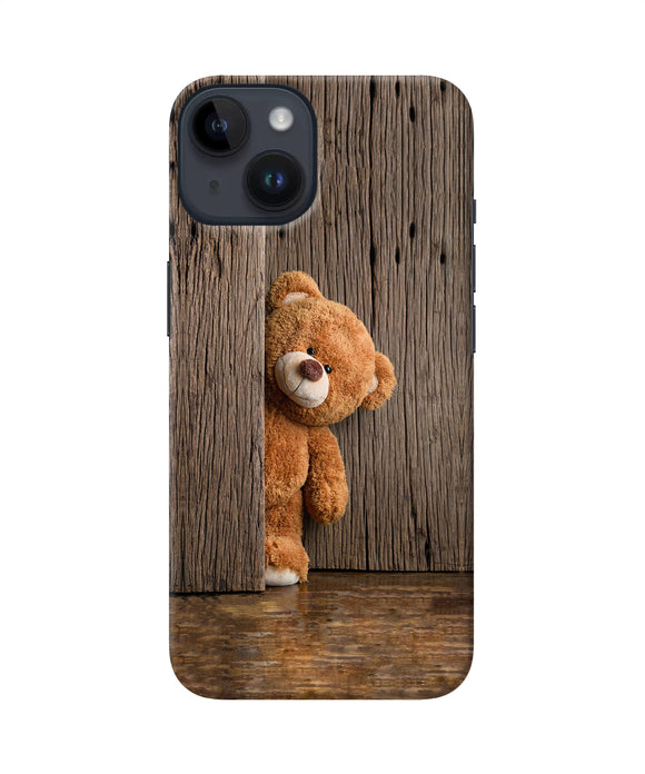 Teddy wooden iPhone 14 Back Cover