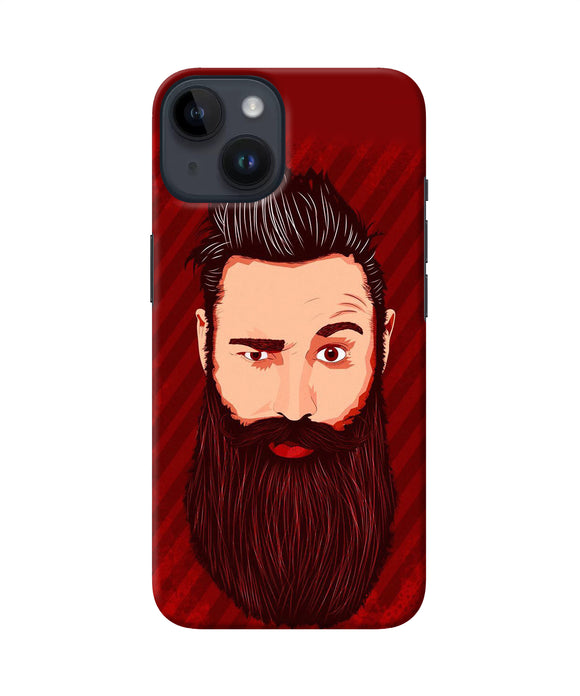 Beardo character iPhone 14 Back Cover