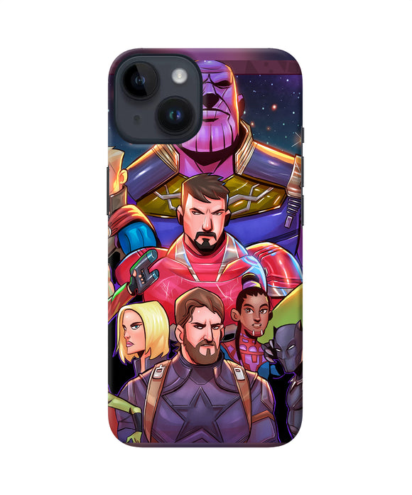 Avengers animate iPhone 14 Back Cover