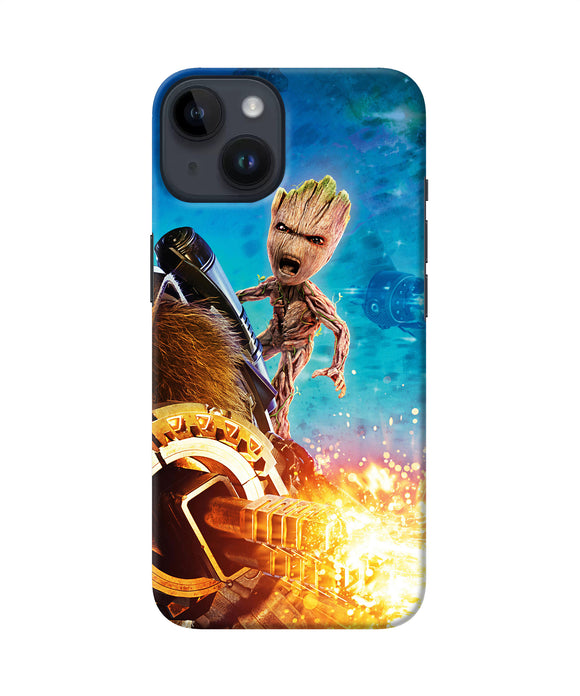 Groot angry iPhone 14 Back Cover