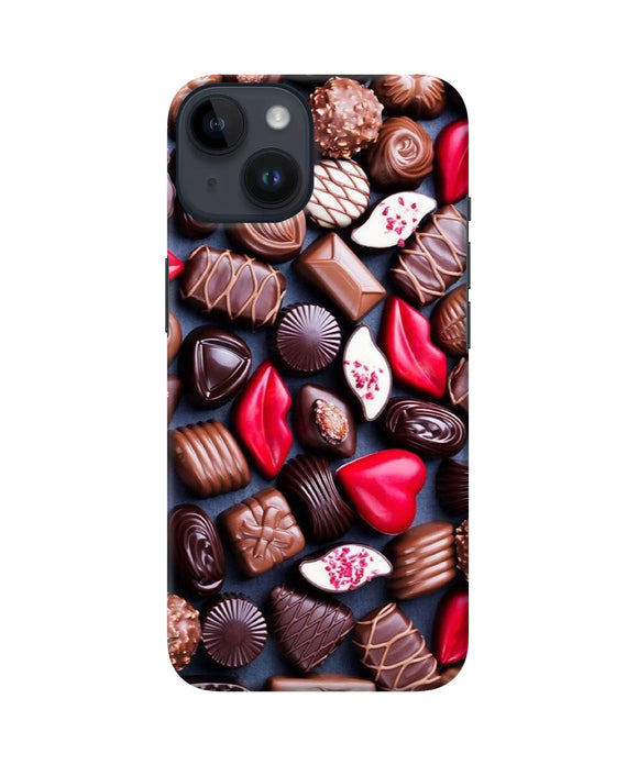 Valentine special chocolates iPhone 14 Back Cover