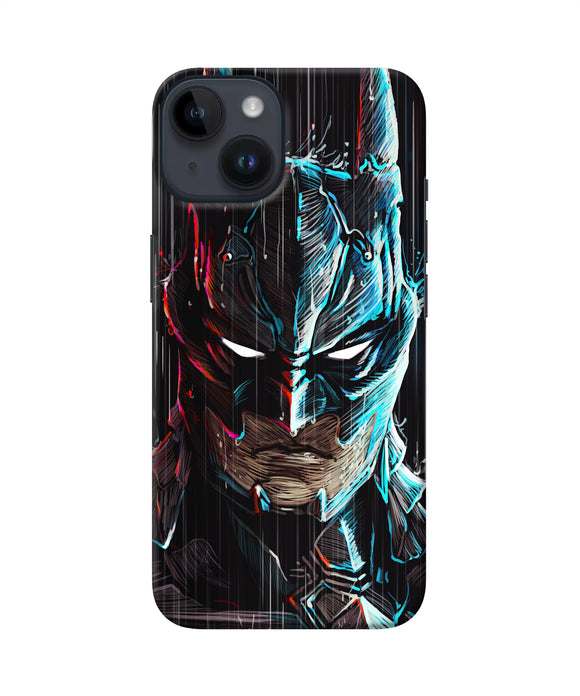 Batman face iPhone 14 Back Cover