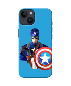 Captain america character iPhone 14 Back Cover