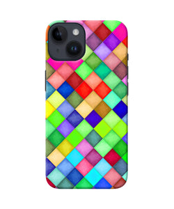 Abstract colorful squares iPhone 14 Back Cover