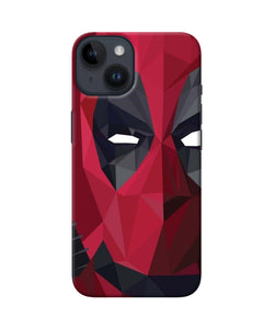 Abstract deadpool half mask iPhone 14 Back Cover