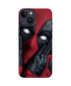 Thinking deadpool iPhone 14 Back Cover