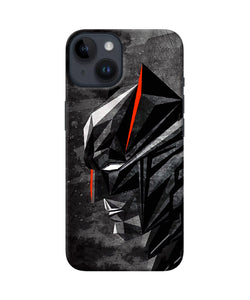 Batman black side face iPhone 14 Back Cover