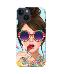 Fashion girl iPhone 14 Back Cover