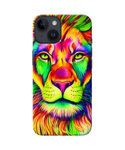 Lion color poster iPhone 14 Back Cover