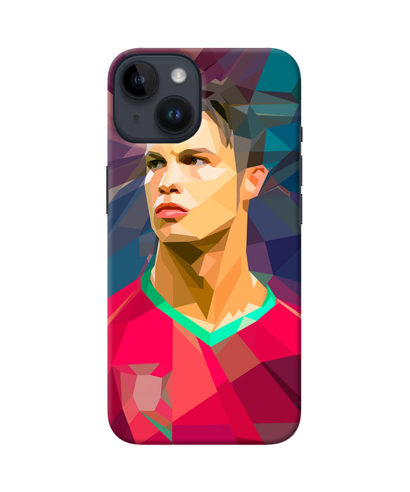 Abstract ronaldo iPhone 14 Back Cover