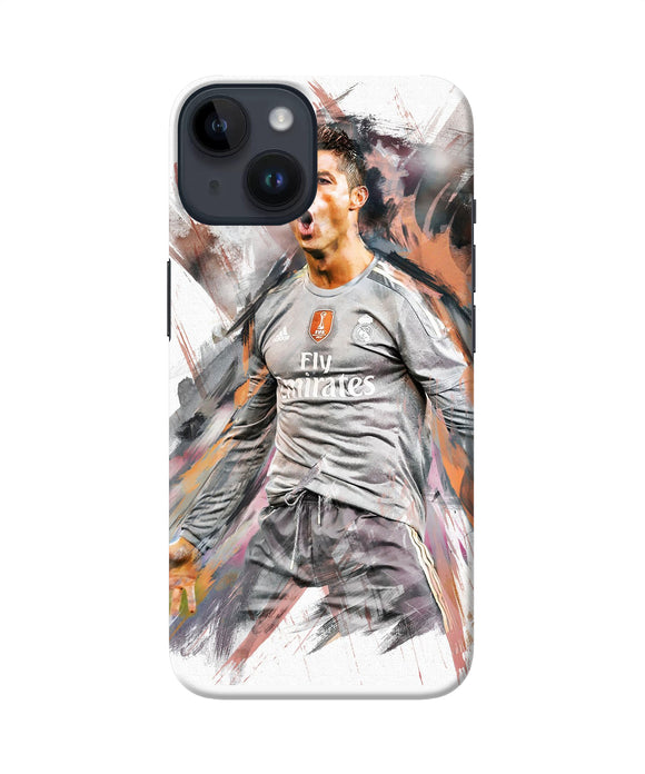 Ronaldo poster iPhone 14 Back Cover