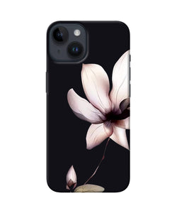 Flower white iPhone 14 Back Cover