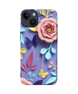 Flower canvas iPhone 14 Back Cover