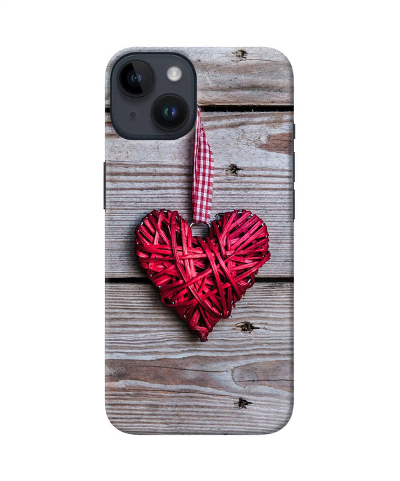 Lace heart iPhone 14 Back Cover