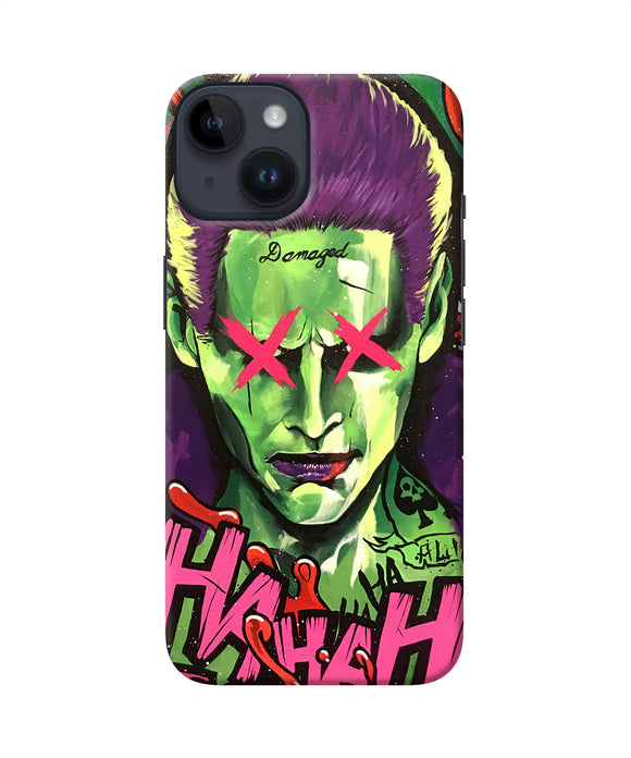 Damaged joker anim iPhone 14 Back Cover