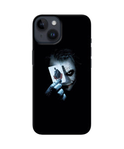 Joker dark knight card iPhone 14 Back Cover