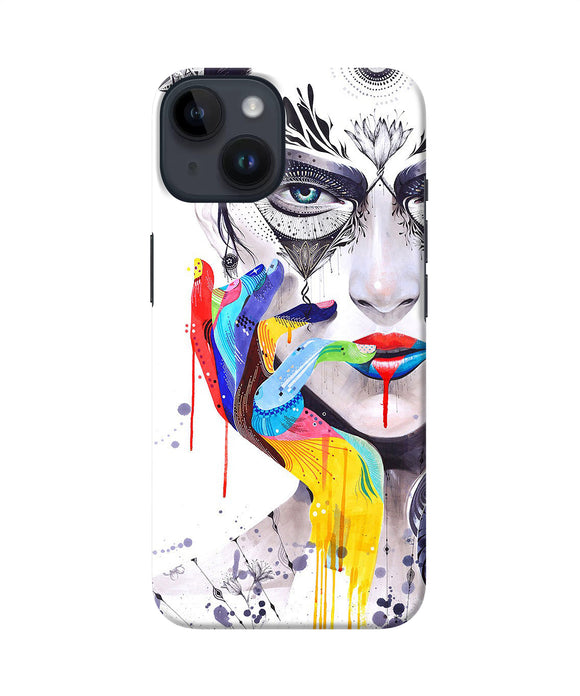 Girl color hand iPhone 14 Back Cover