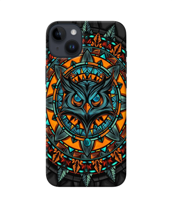 Angry Owl Art iPhone 14 Plus Back Cover