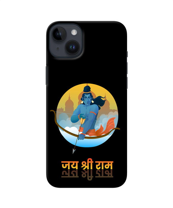 Black Jay Shree Ram iPhone 14 Plus Back Cover