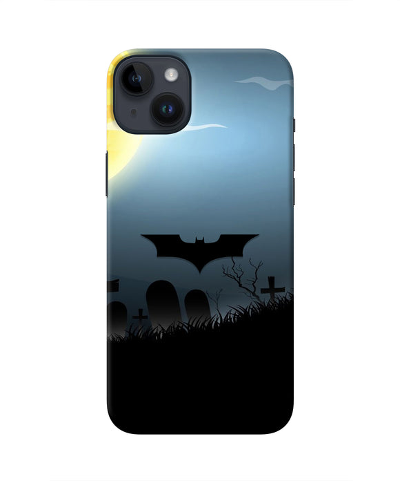 Batman Scary cemetry iPhone 14 Plus Real 4D Back Cover