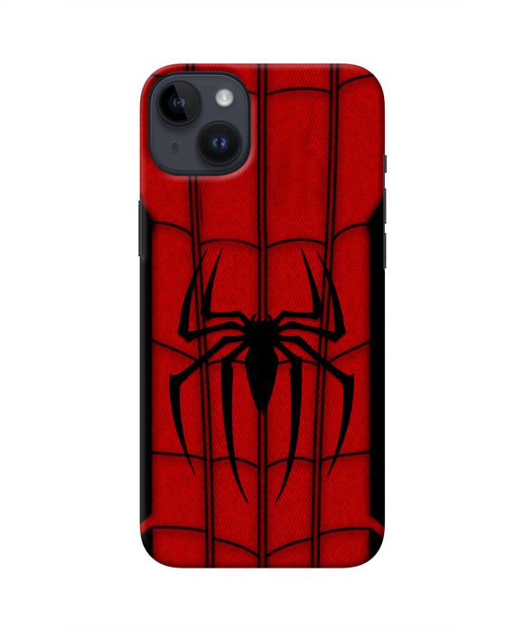 Spiderman Costume iPhone 14 Plus Real 4D Back Cover