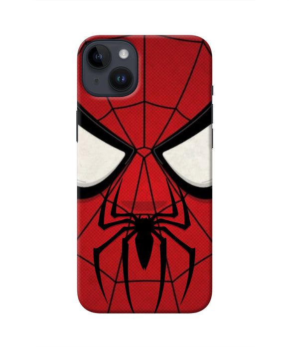 Spiderman Face iPhone 14 Plus Real 4D Back Cover