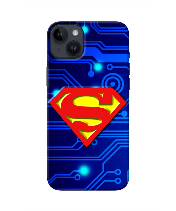 Superman Abstract iPhone 14 Plus Real 4D Back Cover