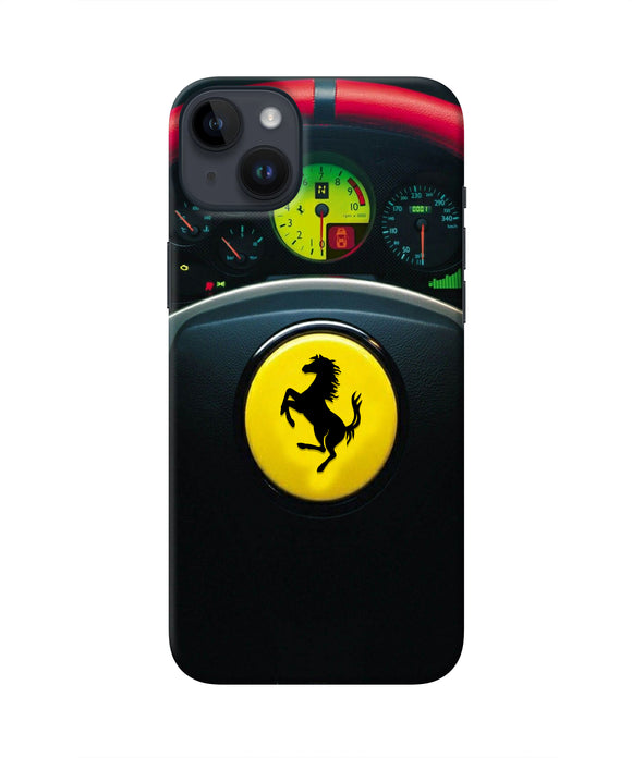 Ferrari Steeriing Wheel iPhone 14 Plus Real 4D Back Cover