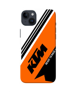 KTM Abstract iPhone 14 Plus Real 4D Back Cover