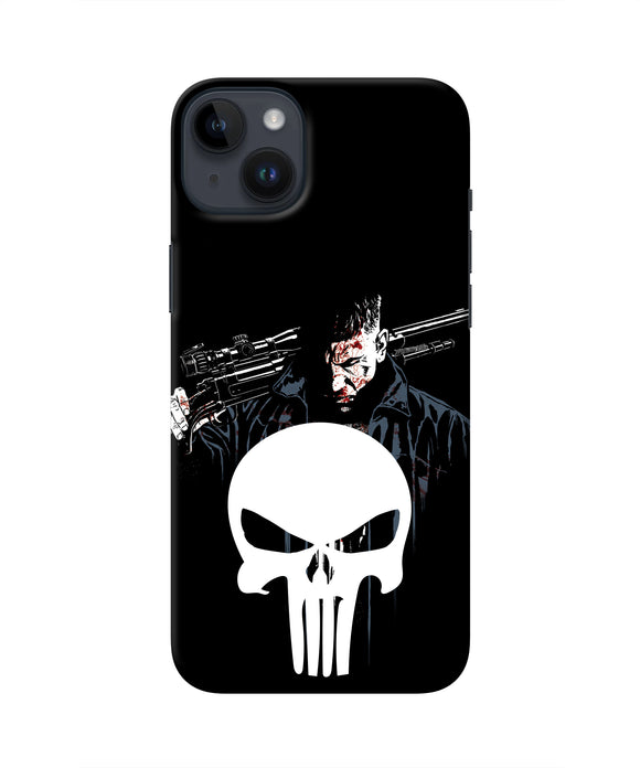 Punisher Character iPhone 14 Plus Real 4D Back Cover