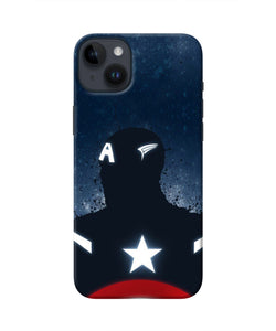 Captain america Shield iPhone 14 Plus Real 4D Back Cover