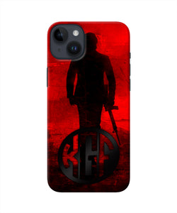 Rocky Bhai K G F Chapter 2 Logo iPhone 14 Plus Real 4D Back Cover