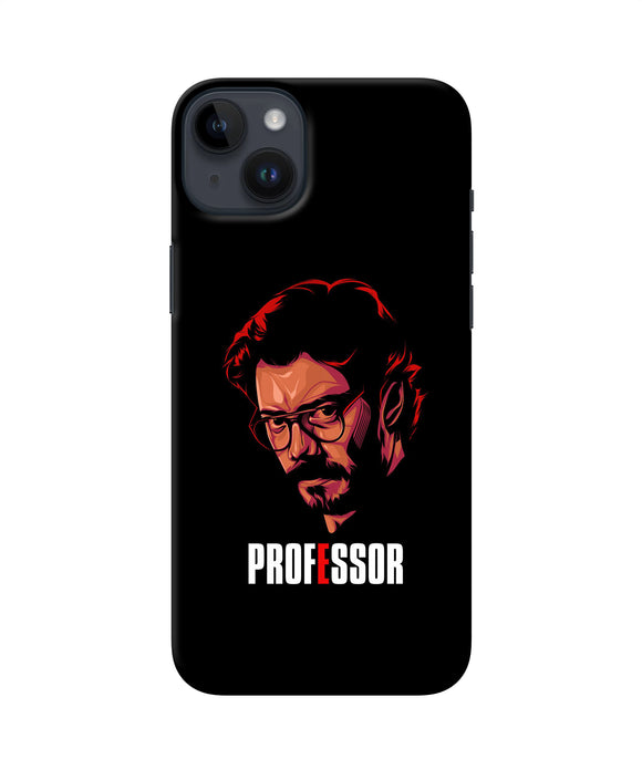 Money Heist Professor Sketch iPhone 14 Plus Back Cover