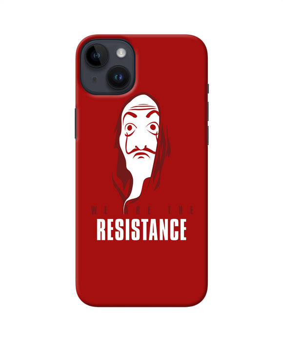 Money Heist Resistance Quote iPhone 14 Plus Back Cover